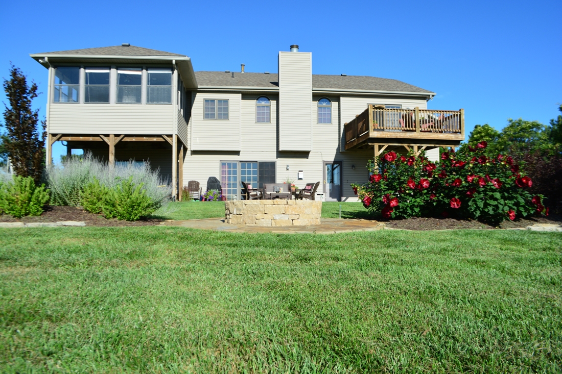 Outdoor Gathering Landscape - Breaking Ground Landscaping