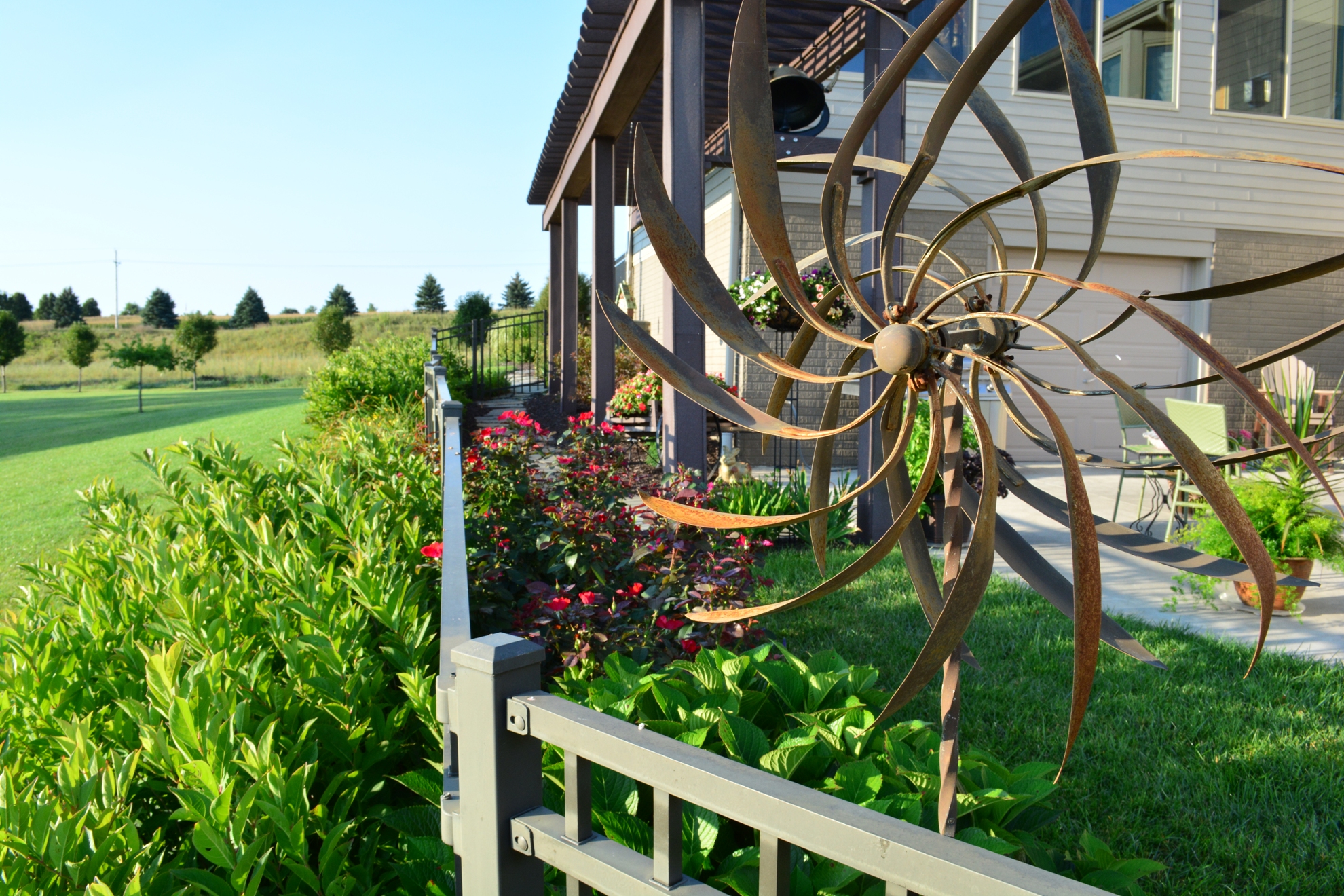 Outdoor Decor for Courtyard.